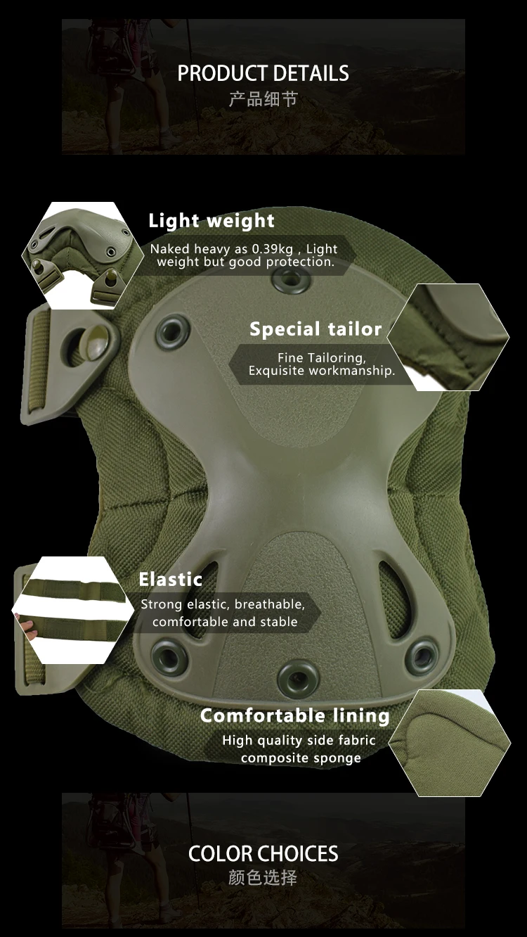 Actionunion Wholesale Multiple Tactical Elbow Knee Pads For Shooting