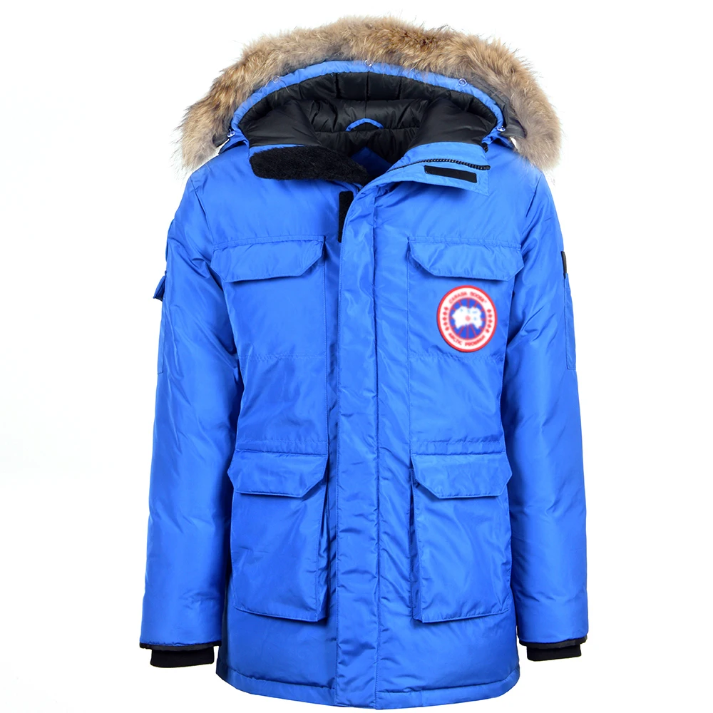 

Canada Winter Goose Down Jacket Men Coat China Making Customized Designs for Very Cold Weather, N/a