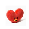 China Factory Wholesale Red Heart Shape Cartoon Emoji Face Plush Toy Pillow