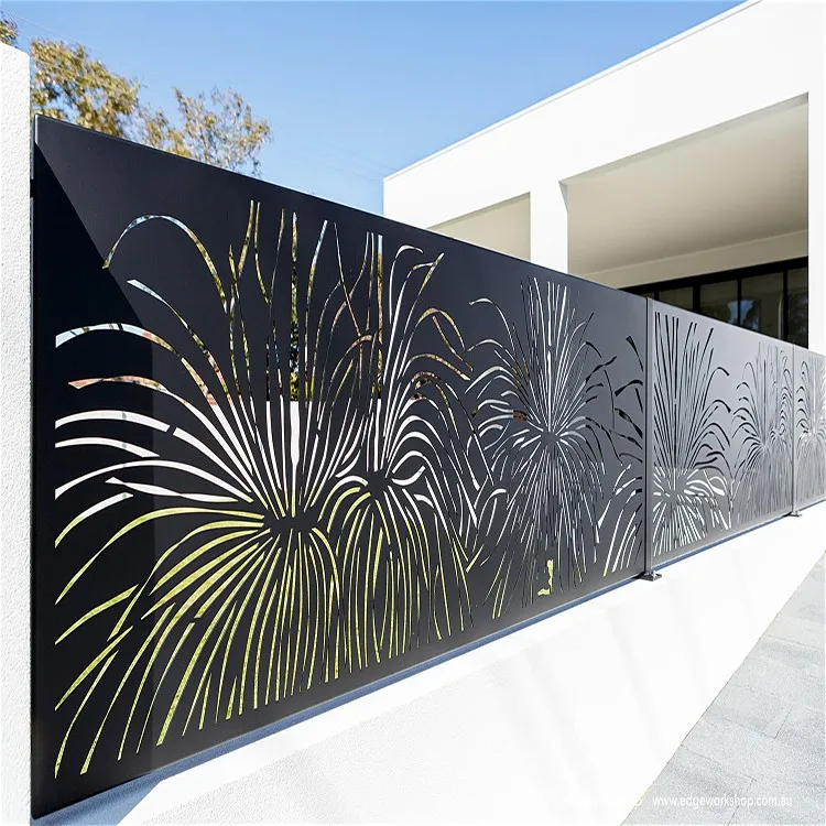 Stainless Steel Laser Cut Garden Fence Panels Decorative Metal Fence Buy Laser Cut Fenceing 8626