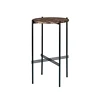 Hanssz high commercial bar counters design metal frame marble top bar table sets