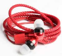 

High Quality Subwoofer Nylon Bracelet Braided Cord Earphone & Headphone With Mic For Phone