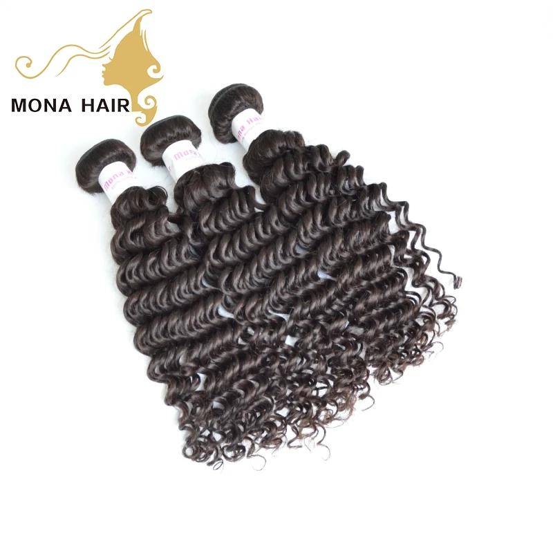 

High quality thick remy indian hair guangzhou mona hair trading co