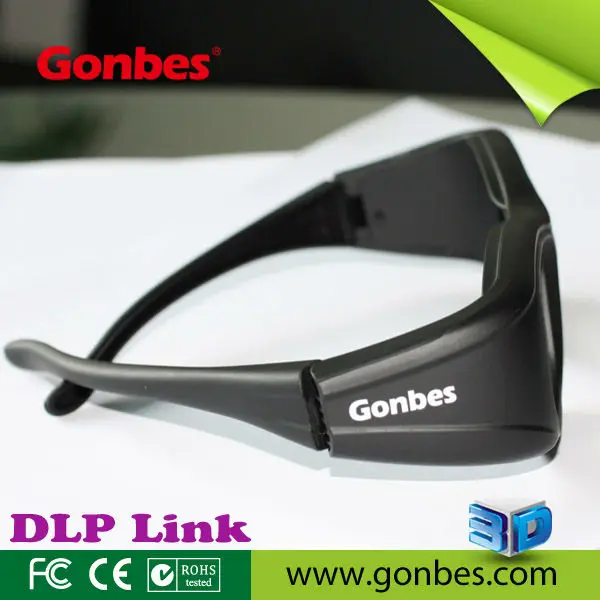 Active Shutter 3D DLP Link projector 3D glass eyewear for Optama Acer Sharp Dell High speed LCD lense