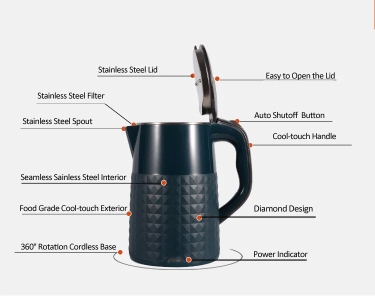 electric kettle 2 litre