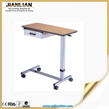 Hospital Equipment Jl Food Table Over Bed Table With Drawer Jlt568