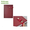 2016 custom fancy embossed leather executive notebook diary with usb