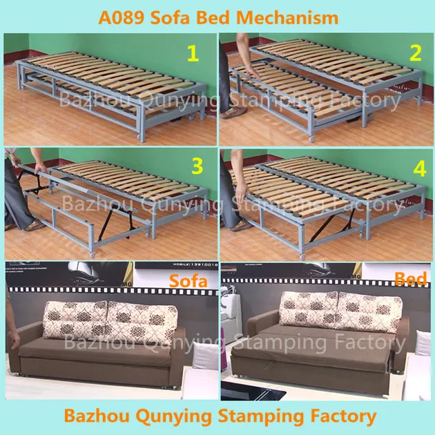Adjustable Wooden Slat Sofa Bed Mechanism Frame A089 Buy Wooden Slat Sofa Bed Frame,Cheap