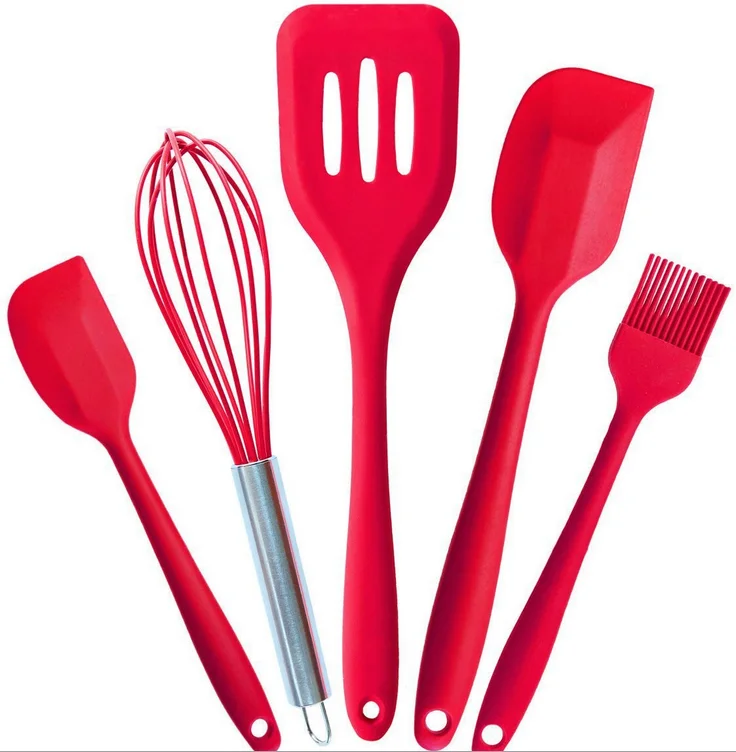Kitchen Utensils Food Grade Approved Set Of 4 Silicone Spatulas/silicone Spatula Set/silicone