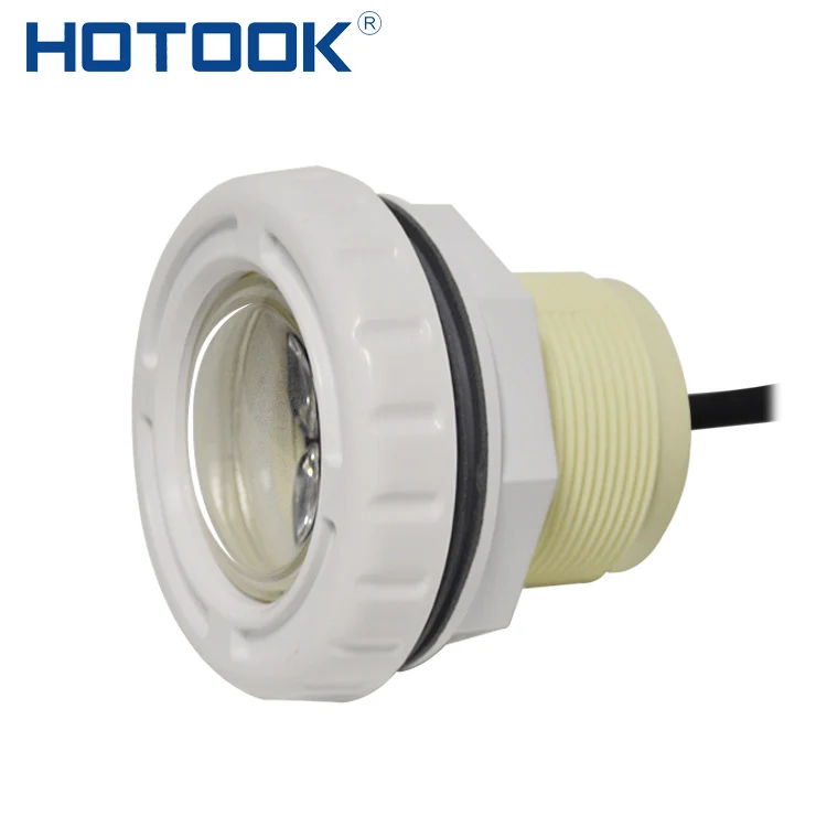 HOTOOK  Mini LED Pool Light 12V 3W RGB IP68 Waterproof Recessed Pool lamp for Concrete Vinyl  Piscina With Best Price
