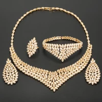 

Rhodium 18k 24k gold color wheat ears luxury and exquise designs african style gorgeous big women wedding jewelry set