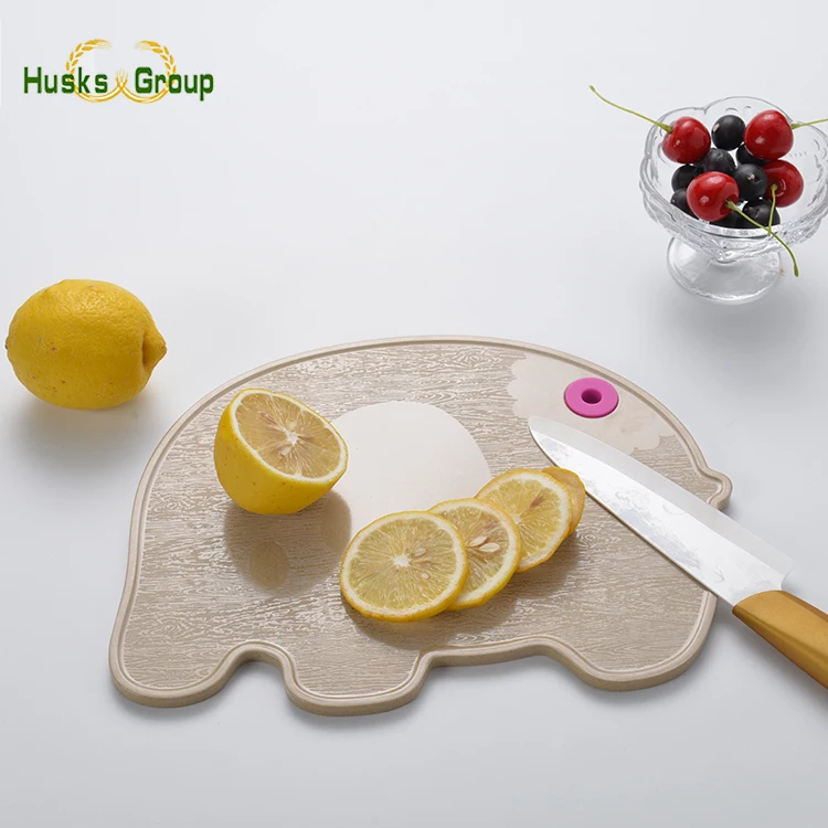 
Baby Food Supplement Household Small Rice Husks Cute Cutting Boards 
