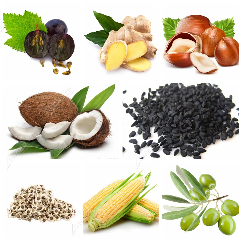 Commercial Factory Price Cotton Black Seed Olive Oil Cold Filter Squeezing Machinery Sesame Soybean Hydraulic Oil Press Machine