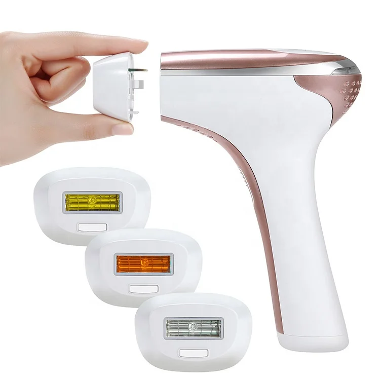 

Portable permanent home ipl hair removal CE ROHS FDA FCC, Rose gold;customized color