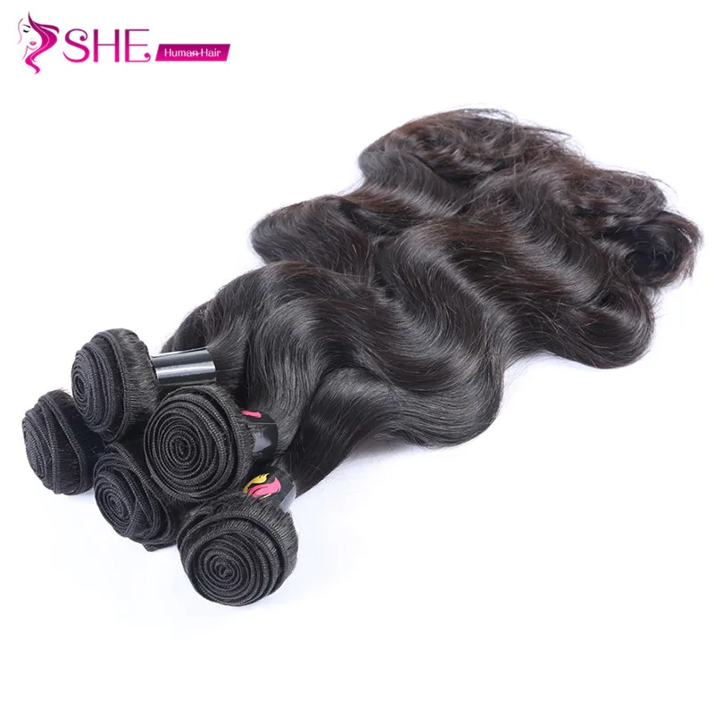 

16 18 20 Factory price high quality body wave virgin Brazilian hair extension, Natural color