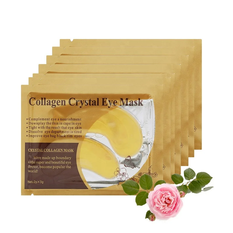 

24k Gold Crystal Collagen Eye Pad For Anti Aging Anti Wrinkle 24K Gold Eye Mask/Wholesale Private Label 24K Gold Eye Patch, Colrful