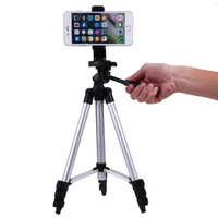 

Kaliou High Qualified Professional Silver Aluminum Alloy 3110 Tripod 3110 Tripod Stand for Camera DSLR Video Mobile Phone