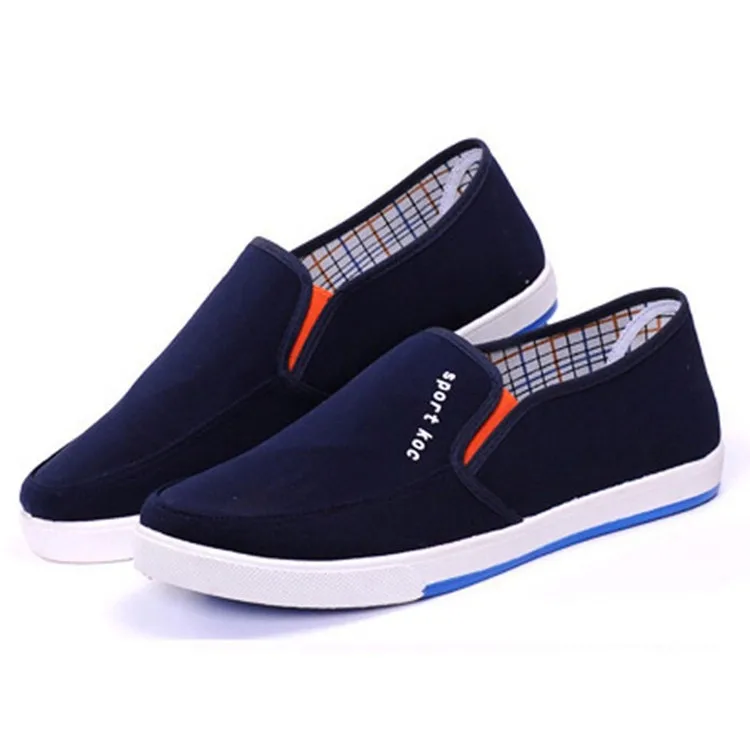 black casual canvas shoes