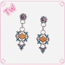 2017 diseño popular de oro pendiente pendientes de la joyería para las mujeres para hombre bisutería