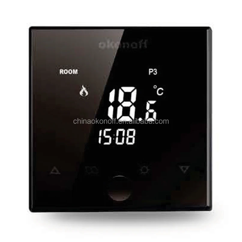 WiFi Smart Thermostat Temperature Controller for Water Heating LCD Display  Touch Screen Week Programmable App Control Underfloor Heating Thermostats