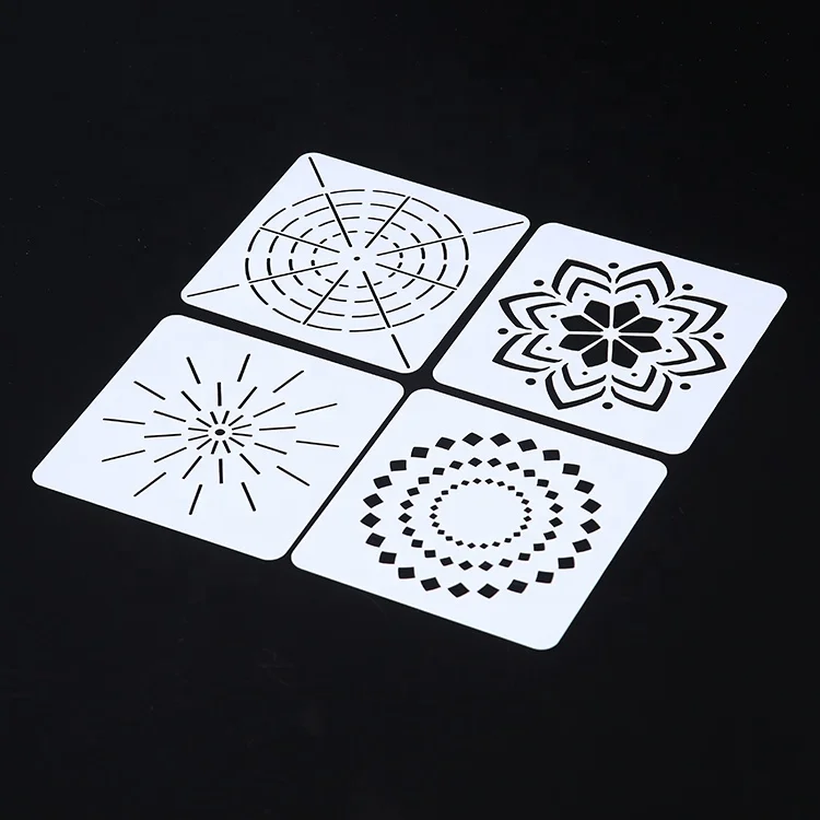 
Bendable Soft Plastic Reusable Template Stencil Spray Paint Mold 