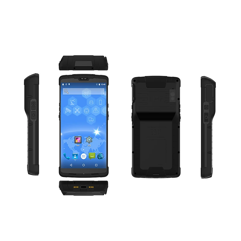 

Android 8.1 Rugged Mobile PDA Type Handheld Terminal Inventory Management UHF RFID Reader PDA For Retail