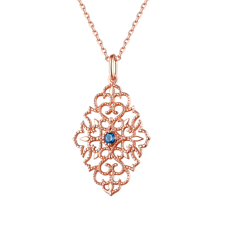 

Discount Sterling Silver Jewelry Genuine Topaz Gemstone Birthstone Pendant, Powder blue