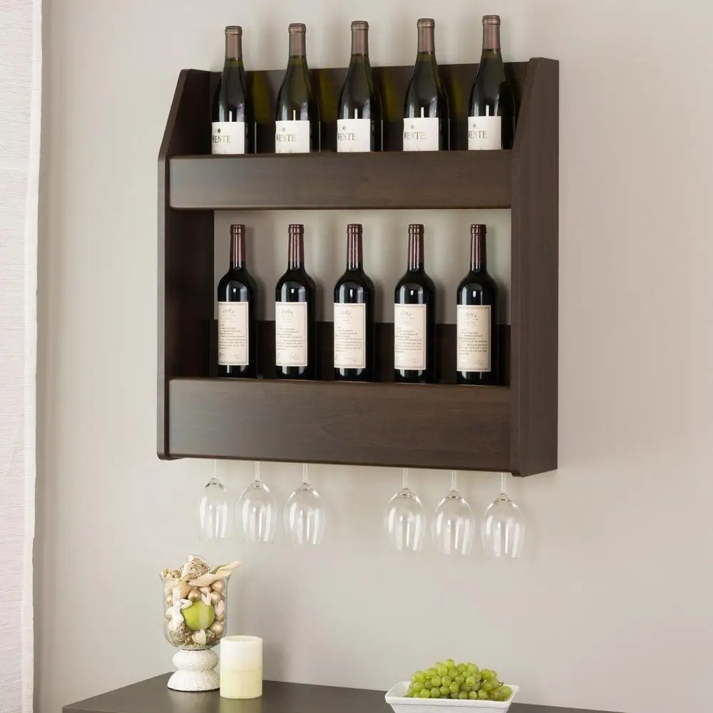 Wall Mounted Wood Red Wine Bottle Display Rack For Wholesale Buy Wine