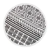 Summer Hot Sale Beach Towel/ Microfiber Beach Towel/ Circle Pattern, Custom Round Beach Towel with Tassel