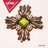 Twinkle stone colorful applique dignity embroidery patch