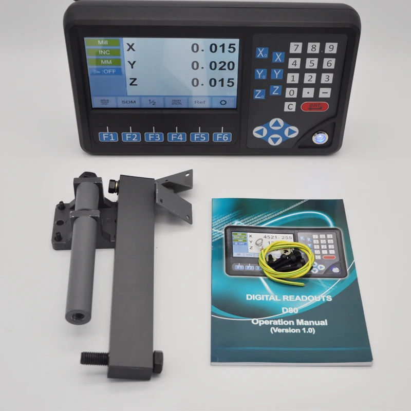 Ditron LCD Digital Readout DRO with RPM/RS232 Function, View Digital