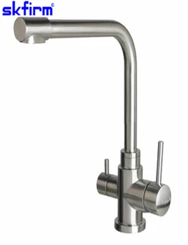 Come Si Monta Un Rubinetto Miscelatore.Ponte Di Montaggio In Acciaio Inox Rubinetto Della Cucina Doppio Leva Rubinetto Miscelatore Acqua Vendita Calda Nuovo Buy In Acciaio Inox Rubinetto Della Cucina Acqua Di Rubinetto Miscelatore Rubinetto Della Cucina Product On