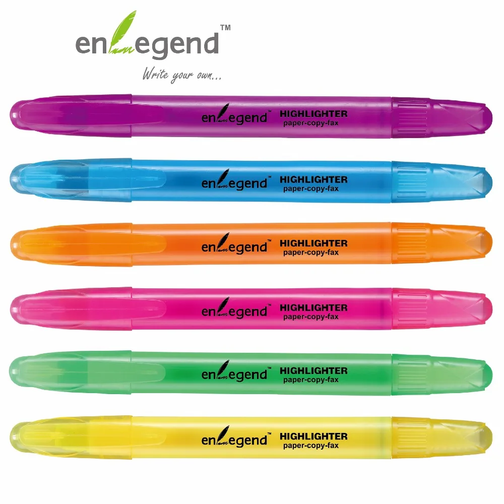Good Quality Highlighter Marker Pen Fluorescent Color Highlighter