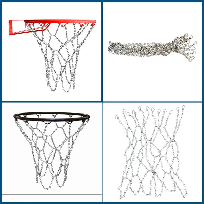 M.dunk Heavy Duty Steel Chain Basketball Nets Outdoor Basketball Net