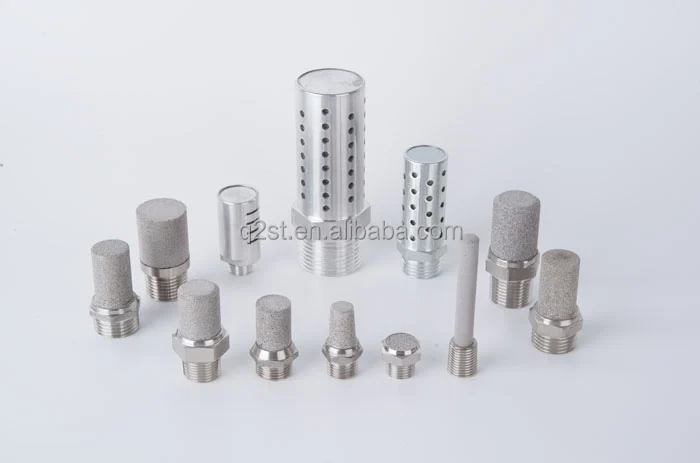 
Aluminum material muffler silencer with wire mesh for noise 