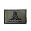 No MOQ Hook And Loop Cheap Custom Do not Tread On Me Embroidery Patches