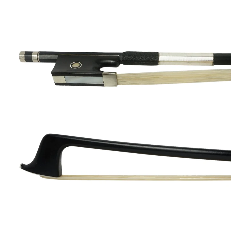 

wholesale price carbon fiber violin bow with ebony frog