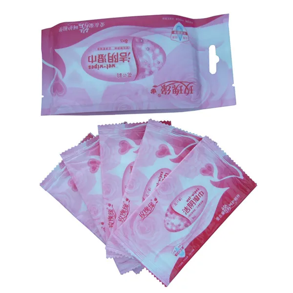 
vulva cleaning wet tissue or lady wipes 