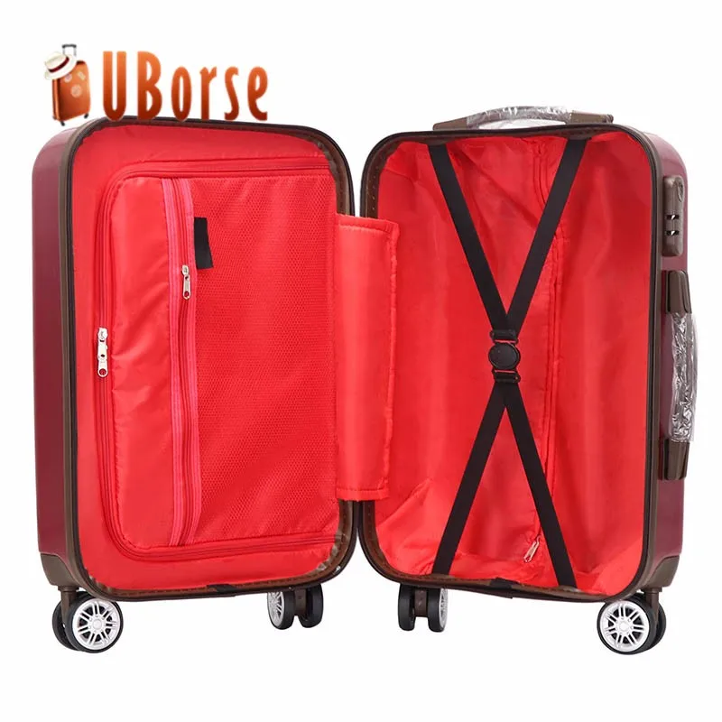 flight knight highly durable premium travel suitcase abs hard shell