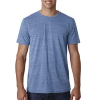 

Custom Men'S Heather Color Polyester Rayon Cotton Tri Blend T Shirt Poly Triblend Jersey Tshirt Blank Tri-Blend T-Shirt