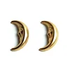 China Manufacturer Coat And Blazer Metal Moon Shape Sewing Buttons