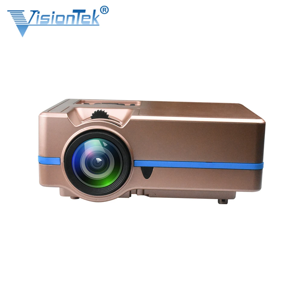 

2017 Newest Home Theater Projector Digital Cinema Projector with 2000 Lumens 3000:1 3D Projector, Black white silver gold