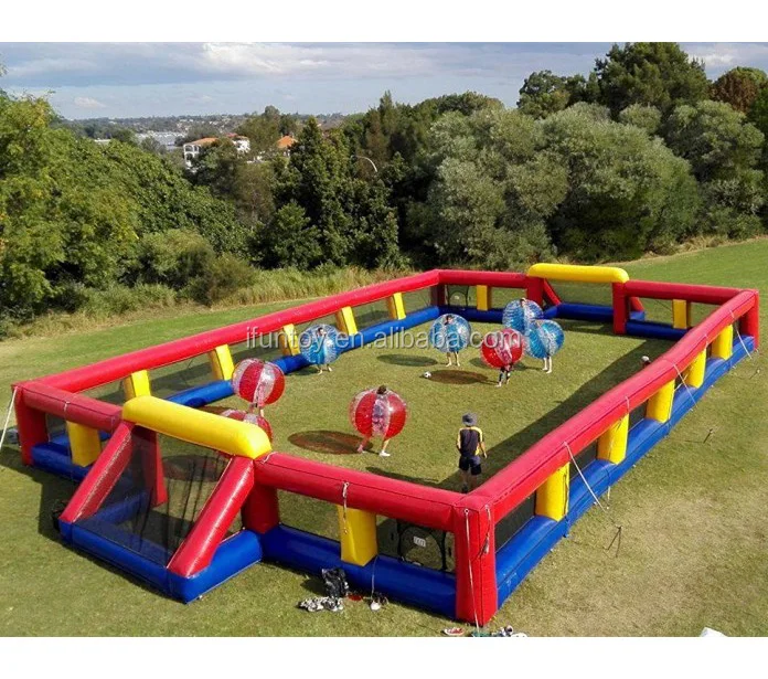 inflatable soccer field rental