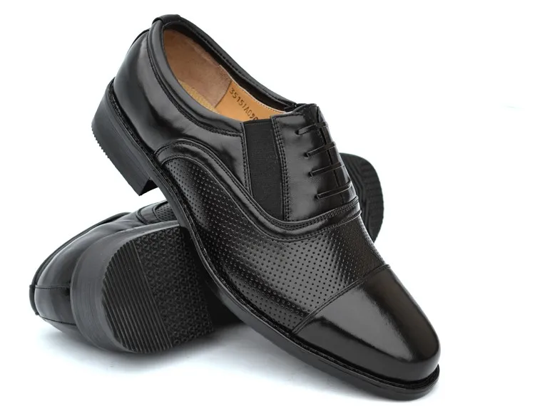 leather upper non slip shoes