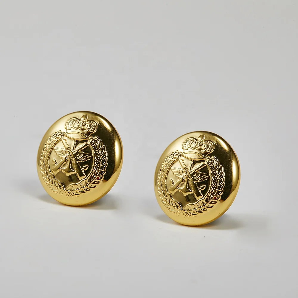 

Custom Gold Military Uniform For Coat, Shiny gold