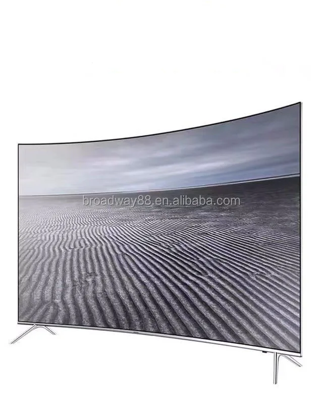 

49" 55" 65" Real 4K Curved TV with Quad core processor, 8G memory and 1G DDR Size, support both WIFI and W-Lan