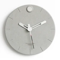 

Original Chinese Wall Clocks Minimal Modern Eco-friendly Wood Luxury Concrete Wall Watch Clocks for Home Decor