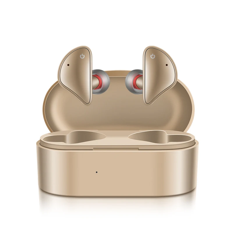 

2019 new design Wireless Music Pair Mini Earbuds Microphone Headset blue tooth Headphone Tws With Charging Case, N/a