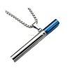 Fashion Necklace For Women And Men Hip Hop Stainless Steel Cigarette Tag Pendant Chain Necklace