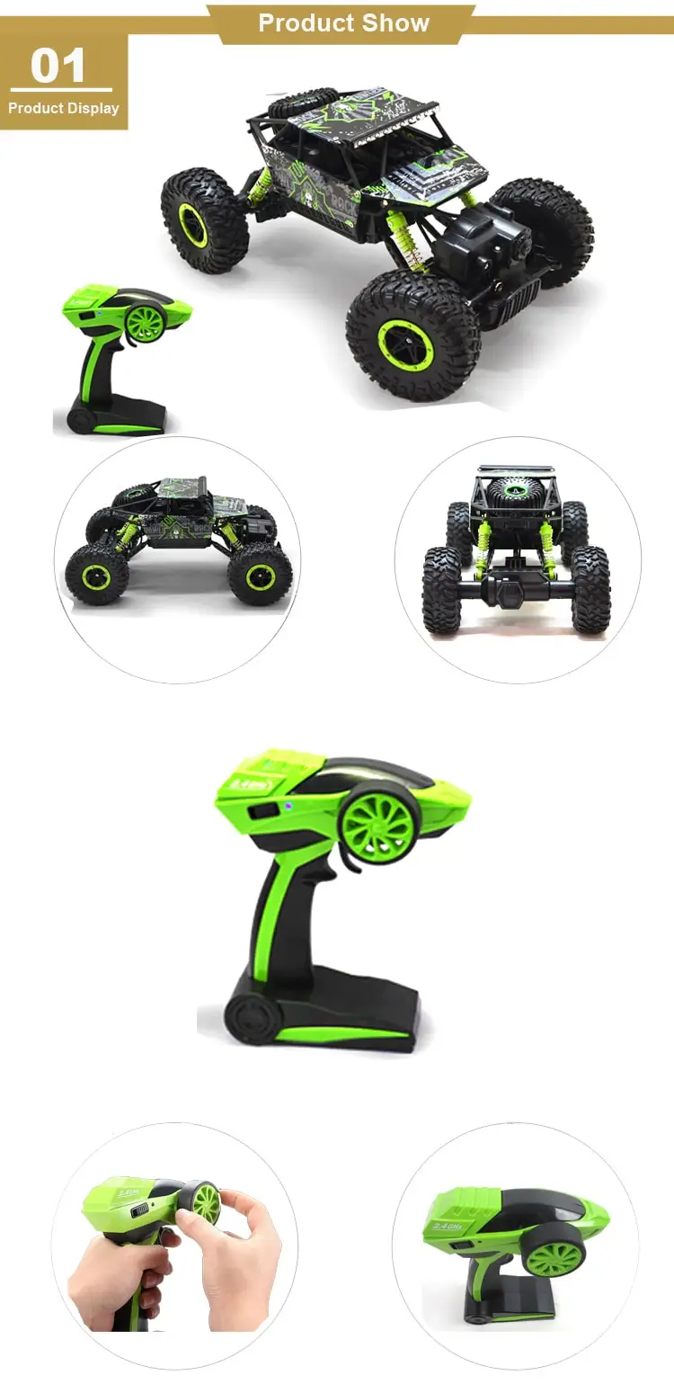 Newest toy 1:18 2.4G 4x4 rock crawler remote control rc car for sale